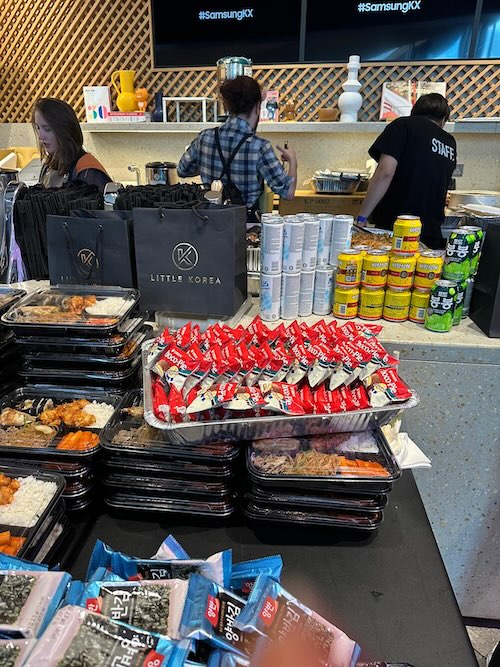 Korean Food Spread